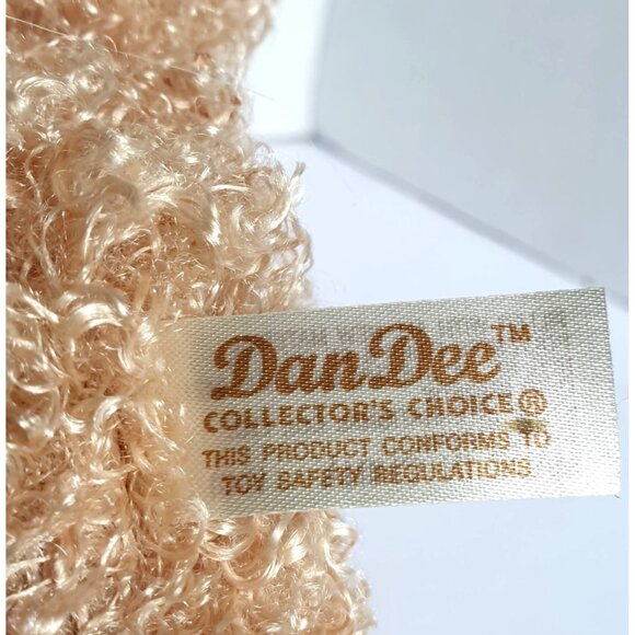 Dan Dee Teddy Bear 13.5" Beige Curly Collectors Choice Plush Teddy Bear NEW - Picture 5 of 9